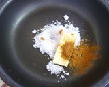 A picture of step 7 of Kabocha Squash Cake in a Frying Pan.