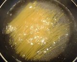 A picture of step 3 of Carbonara without Heavy Cream.