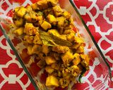 A picture of step 3 of Paneer butter masala.