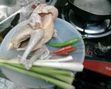Hình bước làm 1 của món gà tre xào sã ớt