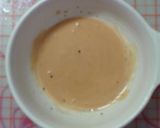 A picture of step 1 of Fluffy Hanpen Fish Cakes Cooked in Aurora Sauce.