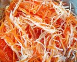 A picture of step 1 of For Osechi or Okuizome - Mild Red and White Namasu.