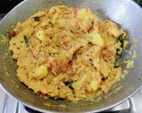 A picture of step 3 of Cauliflower Sooji Upma.