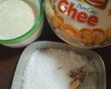 A picture of step 1 of Rava Kesari.
