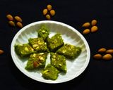 A picture of step 6 of Spinach Barfi.