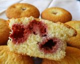 Φωτογραφία βήματος 8 της συνταγής Raspberry Muffins - Κεκάκια με Σμέουρα