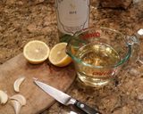A picture of step 3 of Gruyere Fondue with Riesling and Nutmeg.