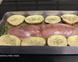 Foto del paso 1 de la receta: Solomillo de pavo al horno con patatas