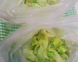 A picture of step 2 of Quick Seasoned Cabbage Leaves.