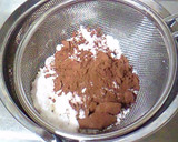 A picture of step 2 of Cocoa Crumble Cookies.