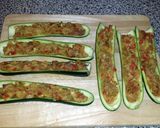 A picture of step 6 of Stuffed Zucchini Boats.