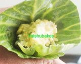 A picture of step 3 of Cheesy Cabbage Wraps.