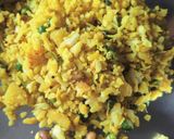 A picture of step 2 of Leftover poha corn fritters.