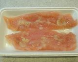 A picture of step 1 of Simple Garlic & Aonori Chicken Tender Piccata.