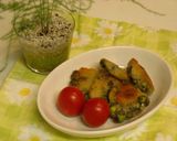 A picture of step 5 of Fluffy Edamame Potato Fry.