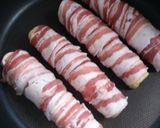 A picture of step 9 of Fried Pork and Aburaage Spirals with Ankake Thick Sauce.