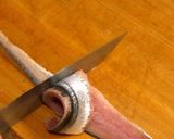 A picture of step 7 of How to Break Down Pacific Saury for Fresh Sashimi at Home.