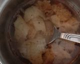 A picture of step 2 of Papad ki sabzi.