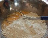 A picture of step 4 of Pancake Mix Pineapple Cake.