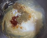 A picture of step 2 of Tomato pakoda.