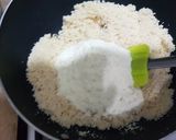 A picture of step 2 of Sooji ka Halwa.