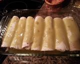 A picture of step 6 of Green Chile Chicken Enchiladas.