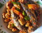 Foto langkah ke 4 dari resep Sambal pindang tempe petai.