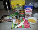 A picture of step 1 of Hot and Sour Asian Soup.