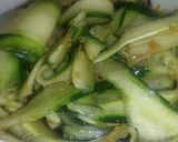 A picture of step 5 of Japanese Cucumber Salad.