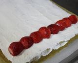 A picture of step 23 of Strawberry and Sakura Matcha Roll Cake for Girls' Day.