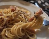 A picture of step 7 of Rich and Creamy Carbonara.