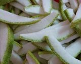 Hình bước làm 1 của món Mứt vỏ bưởi