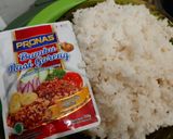 Foto langkah ke 1 dari resep Nasi goreng jamur simple (bukan menu diet).