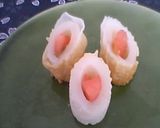 A picture of step 8 of Bite-Size Appetizers - Watermelon Stuffed Chikuwa.