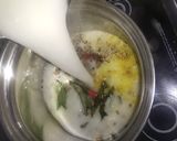 A picture of step 3 of Jain Kadhi chawal.