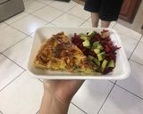 Foto del paso 6 de la receta: Quiche de jamón y champiñones
