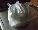 A picture of step 14 of Moist and Airy Black Tea Chiffon Cake.