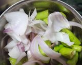 A picture of step 1 of Chole bhature.