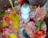 A picture of step 2 of Chapli Kabab.