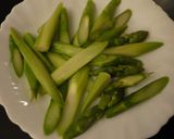 A picture of step 1 of Warm Salad with Rich Cheese Dressing.