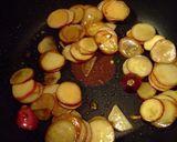 A picture of step 3 of Daigaku-Imo Style Sweet Potato Kinpira.