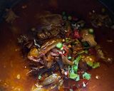 A picture of step 10 of Moong Dal Gosht / Green Moong Dal cooked with Mutton.