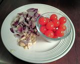 A picture of step 6 of Pan Seared Chicken with Lemon and Tomatos.