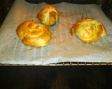 Foto del paso 4 de la receta: Caracolas rellenas de bonito y queso de cabra y pimiento relleno envuelto en hojaldre