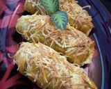 Foto langkah ke 4 dari resep 412.Bolen Lilit Pisang Kepok Bakar Teflon.