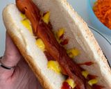 Φωτογραφία βήματος 3 της συνταγής Hot dog με λουκάνικο και καρότο