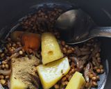 A picture of step 5 of Soya Bean Curry.