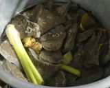 Foto langkah ke 3 dari resep Paru ungkep siap goreng.