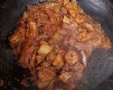 A picture of step 6 of Coastal masala prawn.