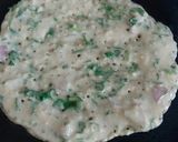 A picture of step 3 of Uttapam.